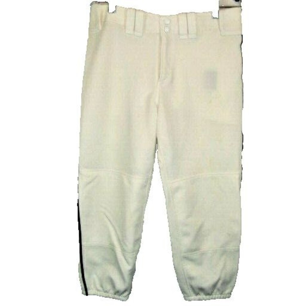Womens Mizuno White Poly Quilted Padding Cycling Knee Pants sz M x 22 x 9 rise